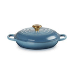 Le Creuset Cast-Iron Shallow Casserole 26cm Chambray