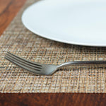 Season Brown Cross Weave Placemat