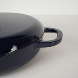 Season Cast Iron Shallow Casserole Midnight Blue