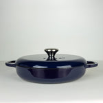 Season Cast Iron Shallow Casserole Midnight Blue