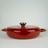 Season Cast Iron Shallow Casserole Terracotta