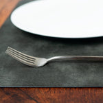 Season Charcoal Vegan Leather Placemat