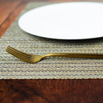 Season Gold-Charcoal Stripes Placemat