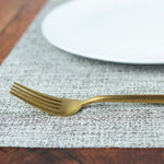 Season Light Grey Coarse Weave Placemat