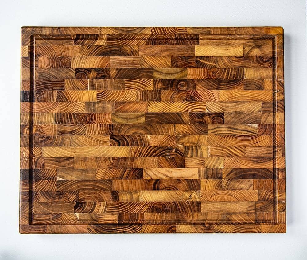 Season Teak End Grain wooden Chopping Board