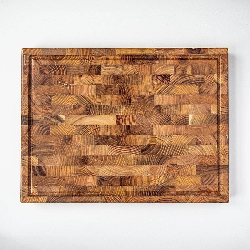 Season Teak End Grain Wooden Chopping Board
