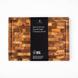 Season Teak End Grain wooden Chopping Board