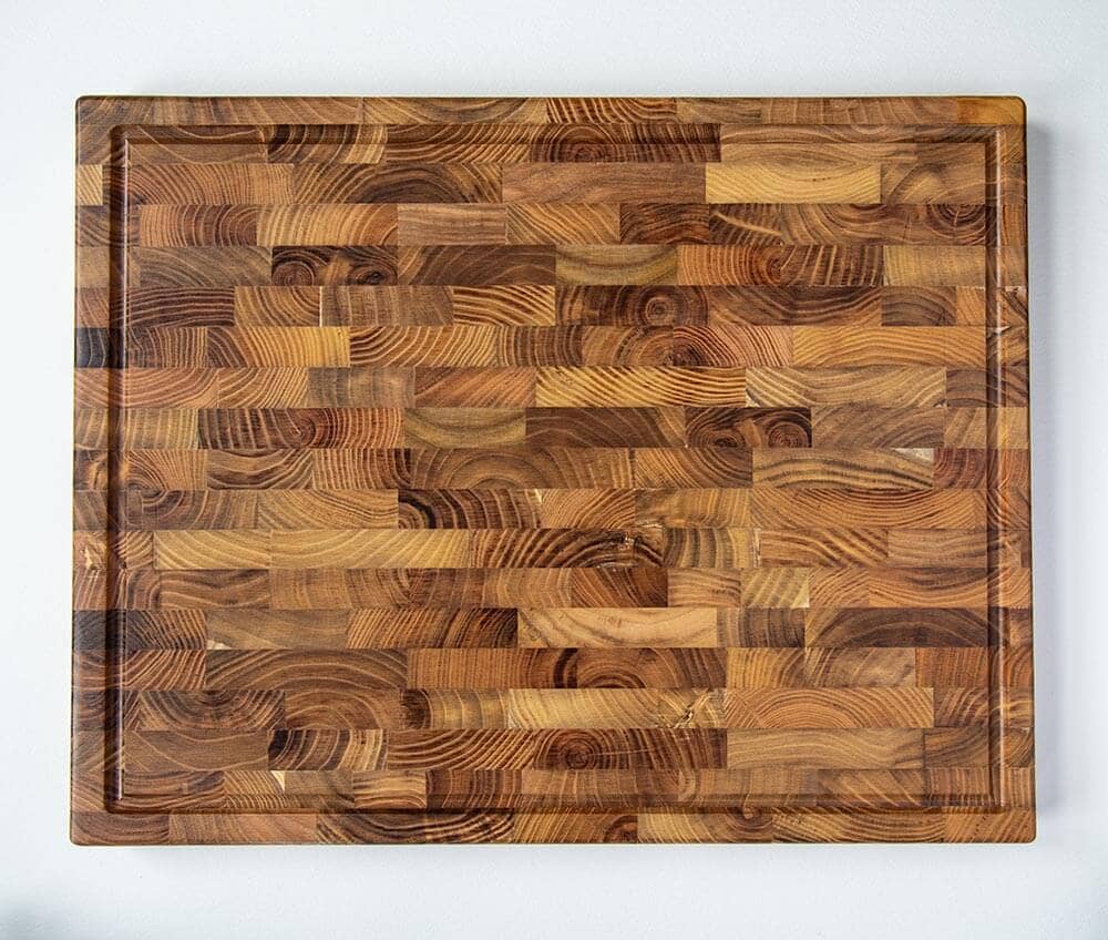 Season Teak End Grain wooden Chopping Board