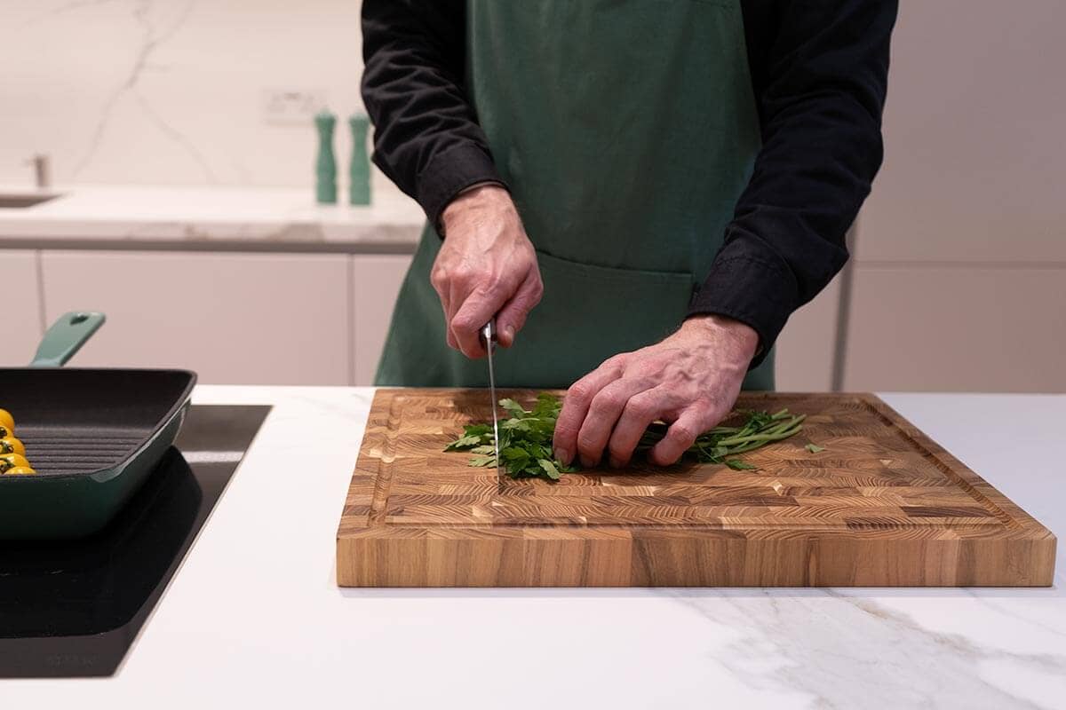 Season Teak End Grain wooden Chopping Board