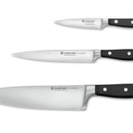 Wusthof Classic 3 Piece Knife Set with Utility Knife