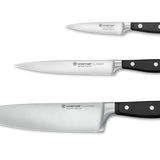 Wusthof Classic 3 Piece Knife Set with Utility Knife