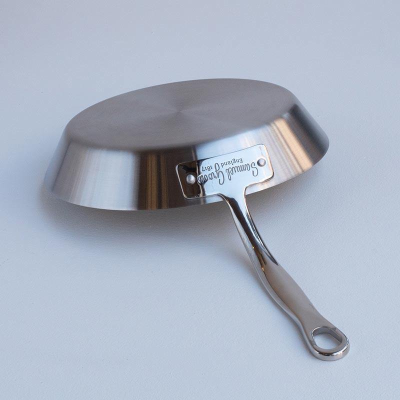 Samuel Groves Stainless Steel Brushed Triply Frypan