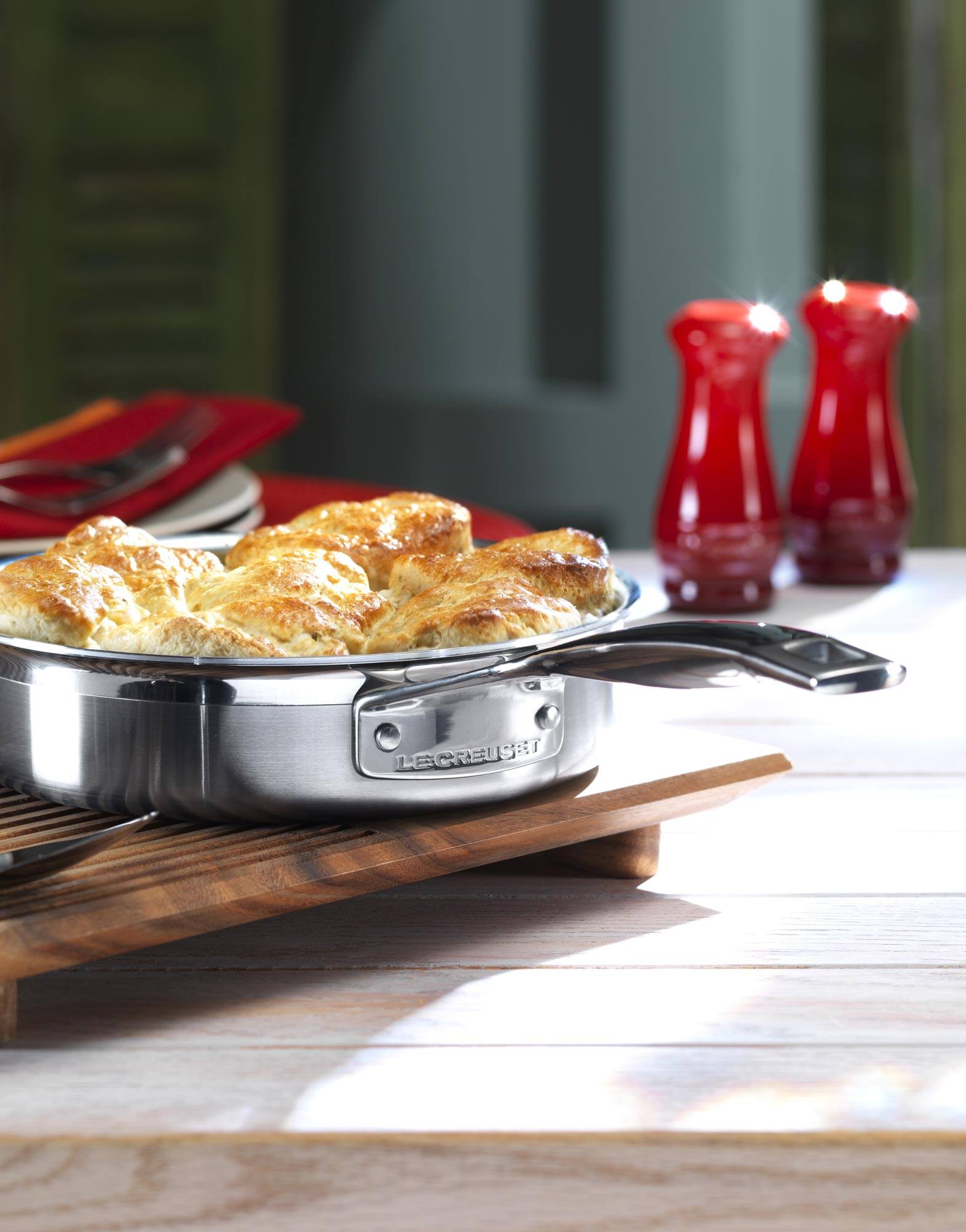 Le Creuset 3Ply 24cm Saute Pan