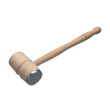 Beech Wood Meat Hammer with Metal End