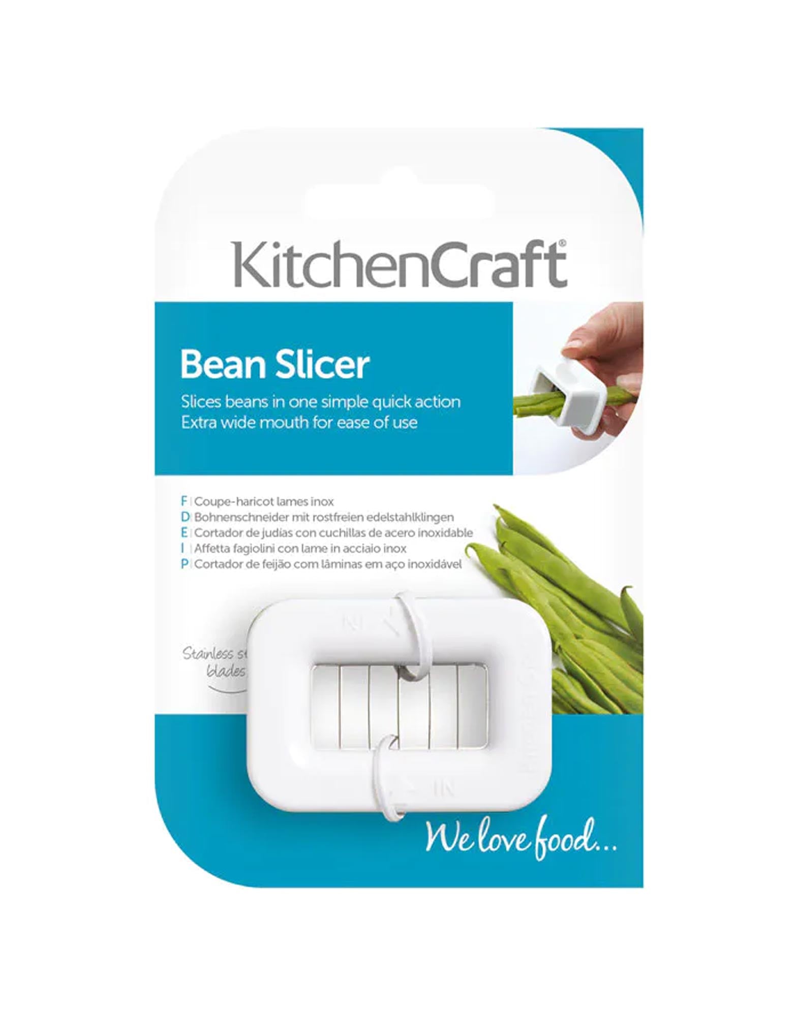 Box Shaped Bean Slicer