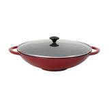 Chasseur Wok with Glass Lid 37cm