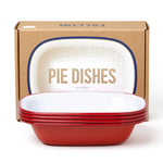 Falcon Enamelware Pie Dishes Set of 4