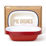 Falcon Enamelware Pie Dishes Set of 4