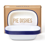 Falcon Enamelware Pie Dishes Set of 4