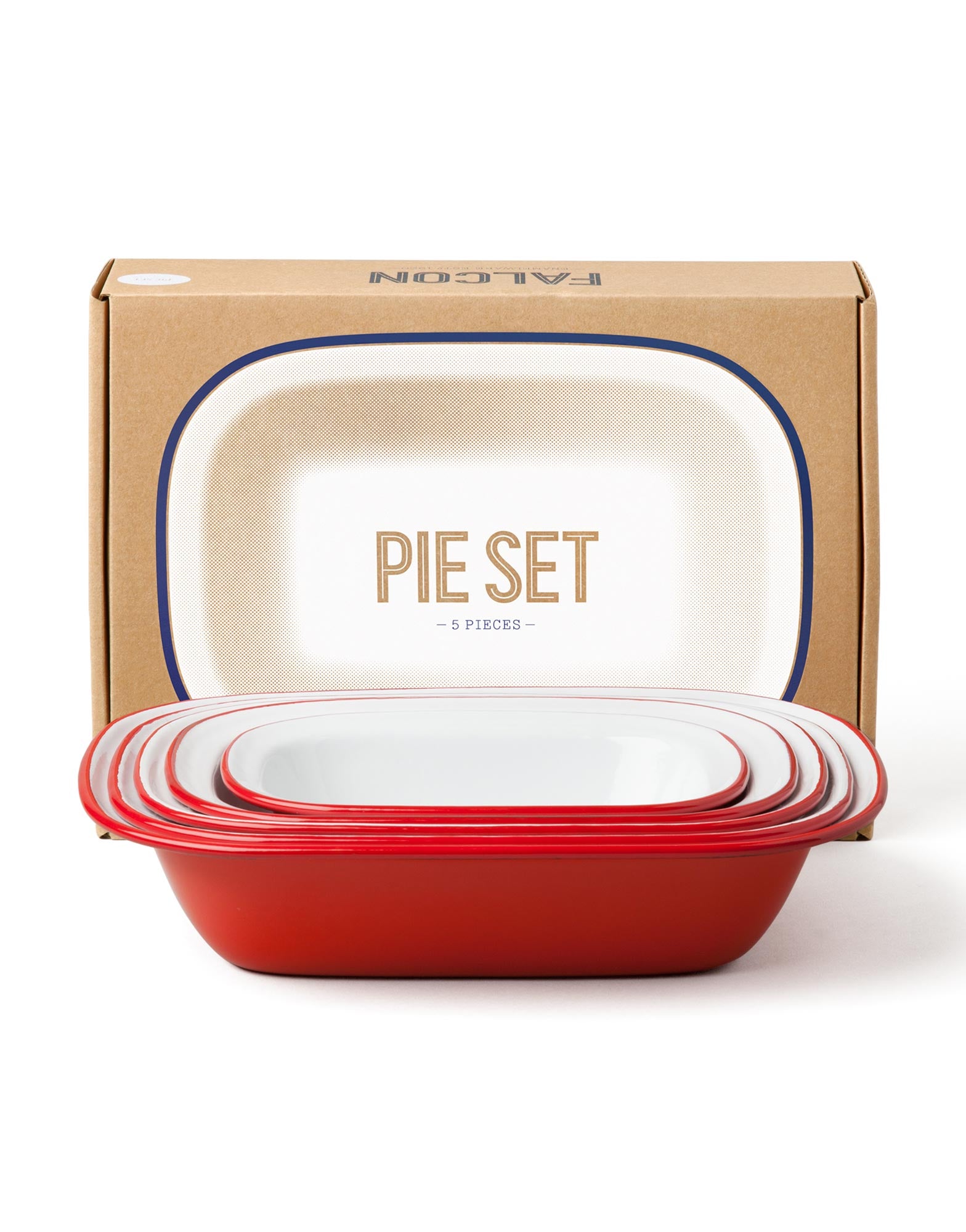 Falcon Enamelware Pie Set