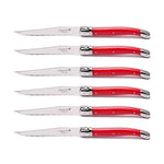Laguiole Six Steak Knife Set in Block