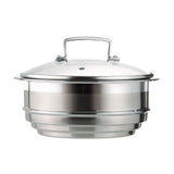 Le Creuset 3Ply Stainless Steel Multi-steamer with Glass Lid