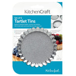 Loose-Bottom Tart Tins 10cm, Set of Six