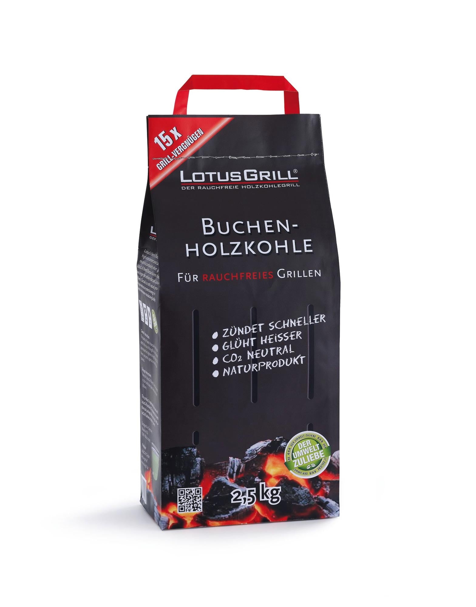 LotusGrill Beech Charcoal 2.5kg