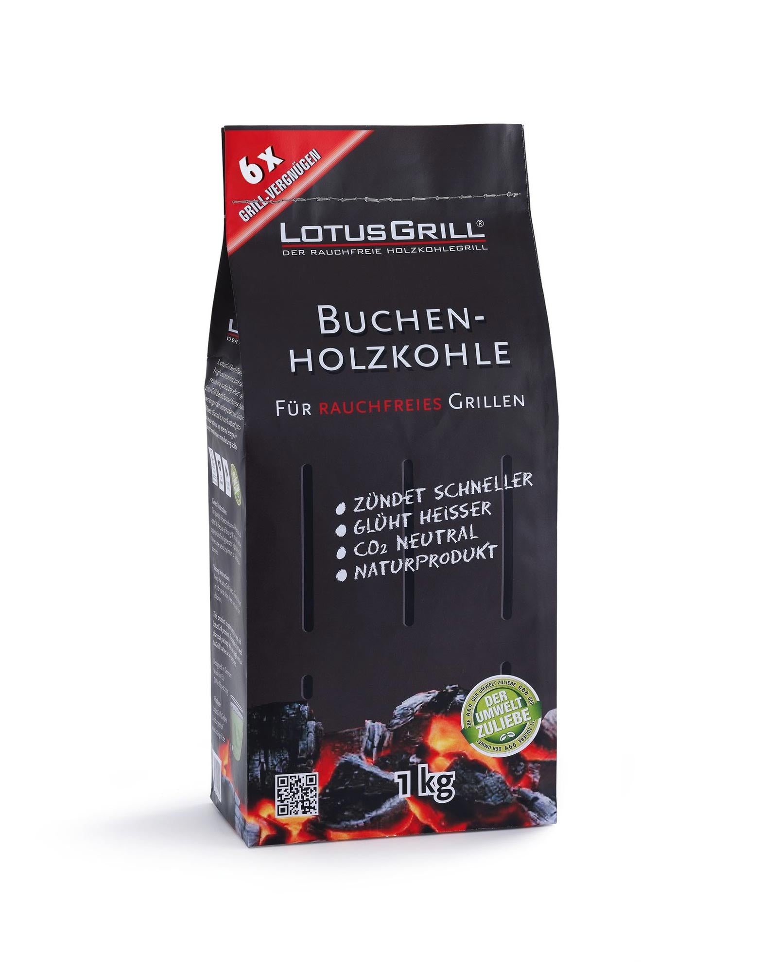 LotusGrill Beech Charcoal 2.5kg