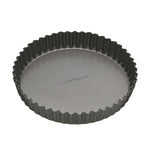 MasterClass Non-Stick Fluted Loose Base Quiche Tin Round