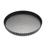 MasterClass Non-Stick Fluted Loose Base Quiche Tin Round