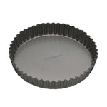 MasterClass Non-Stick Fluted Loose Base Quiche Tin Round