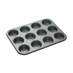 MasterClass Non-Stick Twelve Hole Deep Baking Pan 35cm x 27cm