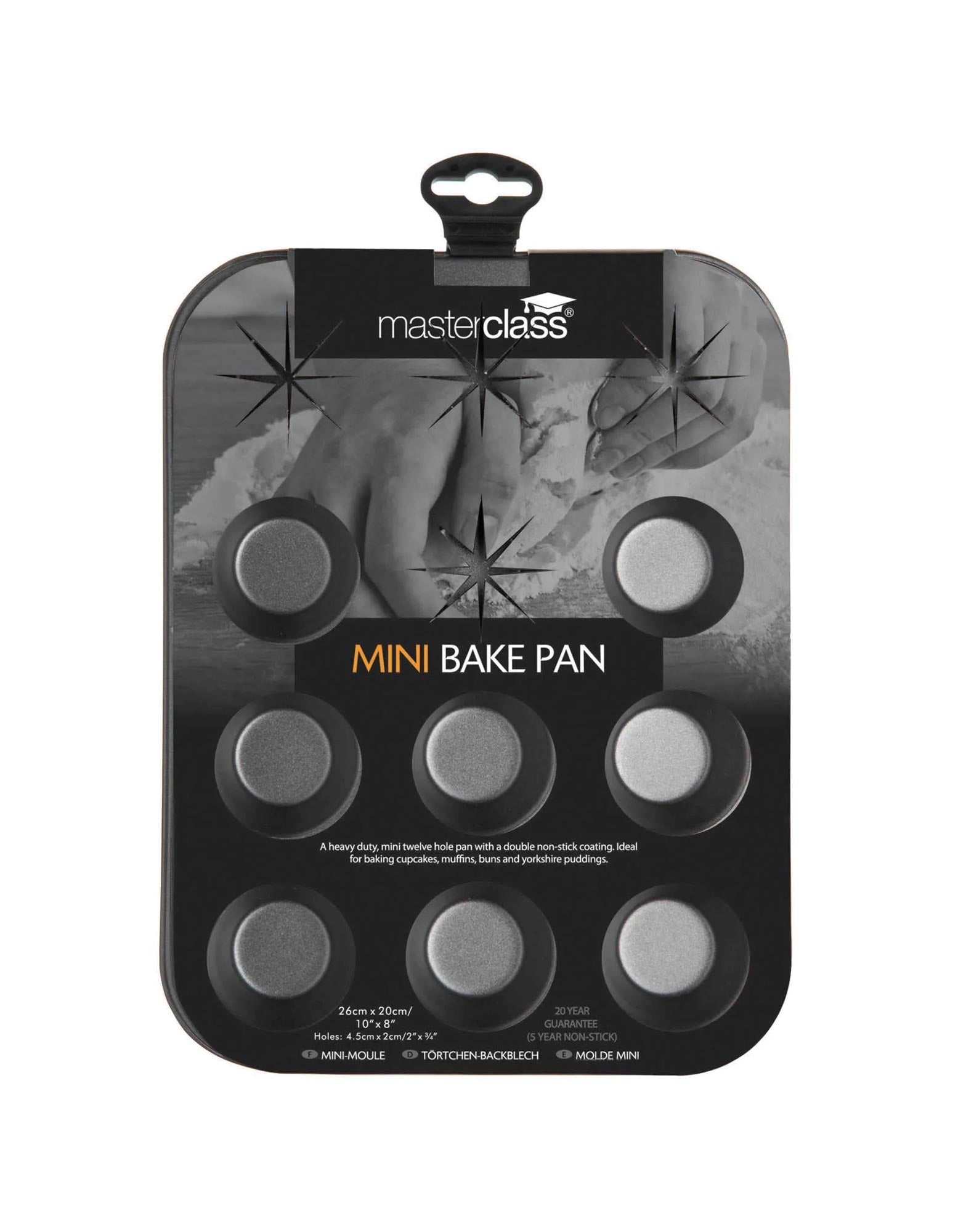 MasterClass Non-Stick Twelve Hole Mini Tart Pan 26cm x 20cm