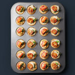 MasterClass Non-Stick Twenty-Four Hole Mini Tin 35cm x 27cm and Pastry
