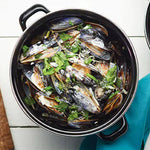 Mediterranean Enamelled Steel Mussel Pot