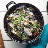 Mediterranean Enamelled Steel Mussel Pot