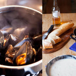 Mediterranean Enamelled Steel Mussel Pot