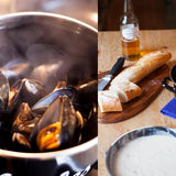Mediterranean Enamelled Steel Mussel Pot