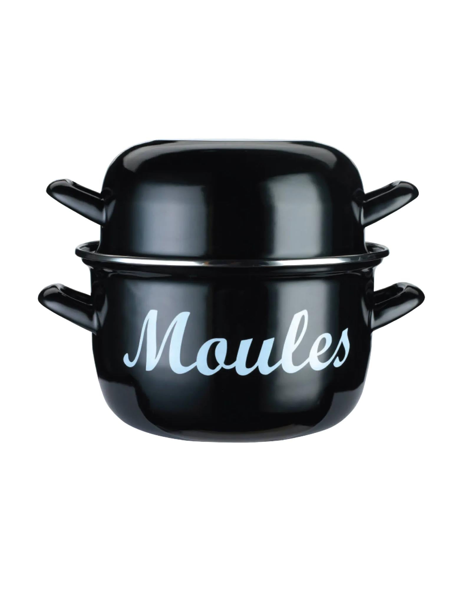 Mediterranean Enamelled Steel Mussel Pot