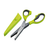 Multi-Bladed Herb Scissors 19cm with Sheath