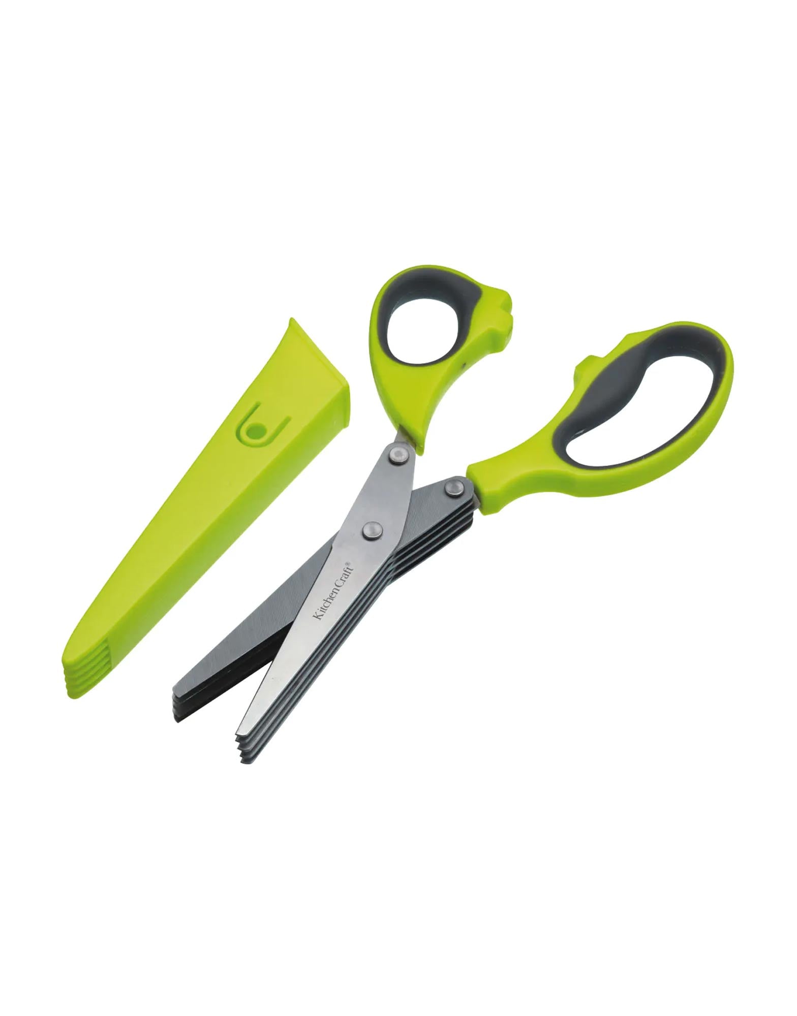 Multi-Bladed Herb Scissors 19cm with Sheath
