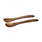 Naturally Med Olive Wood Salad Server Set