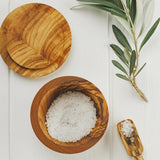 Naturally Med Olive Wood Salt Pot