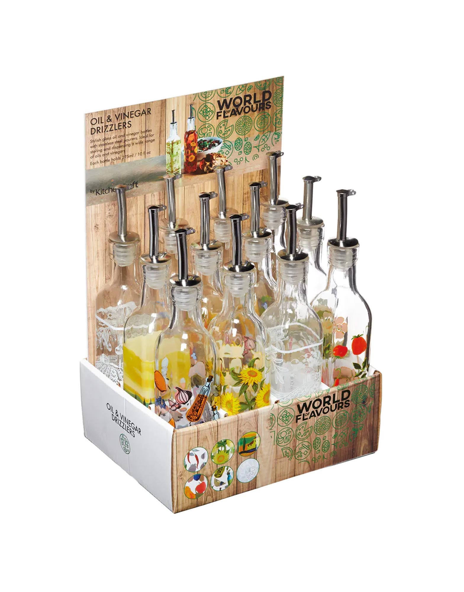 Oil and Vinegar Drizzlers 270ml