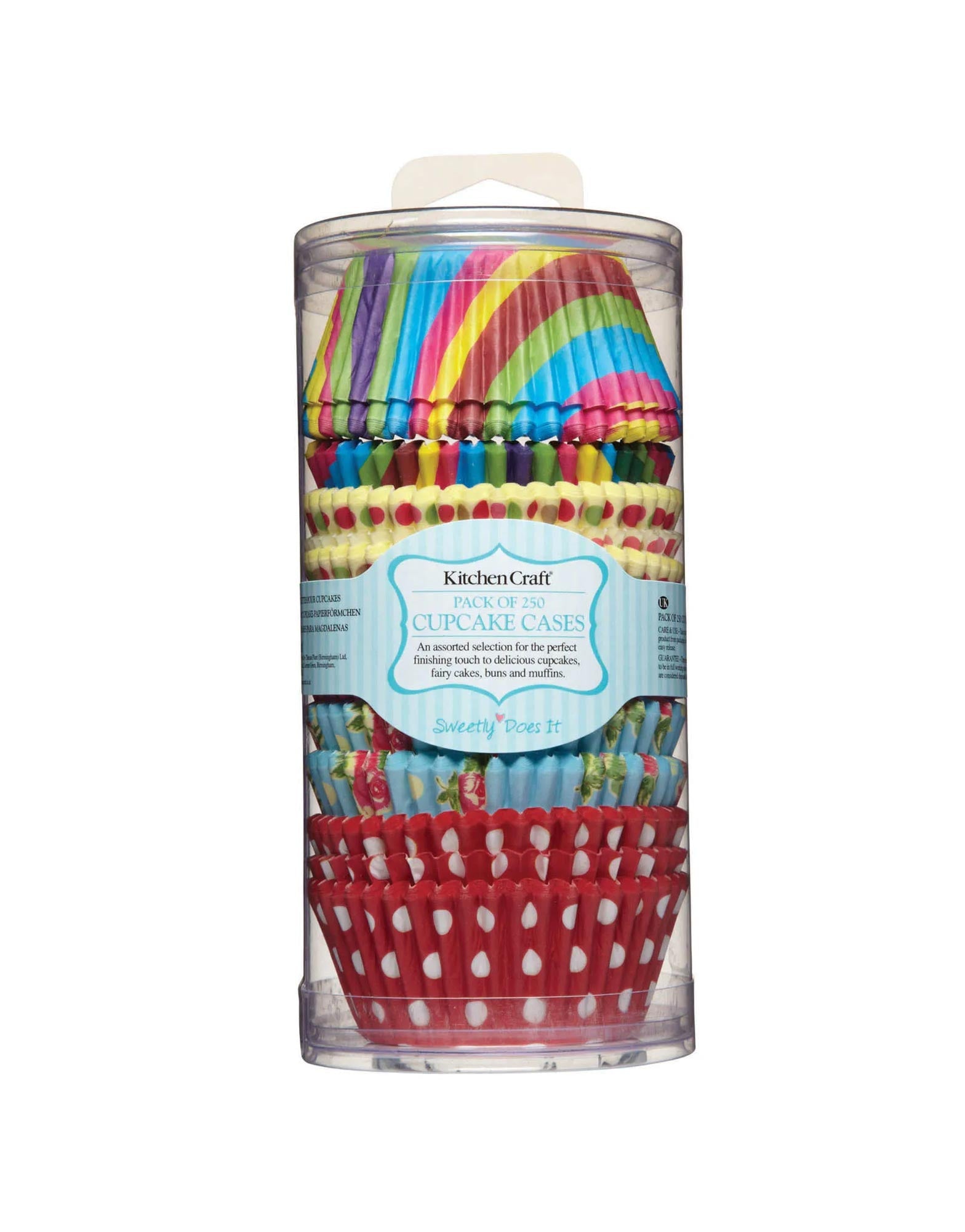 Paper Cake Cases Assorted Pack of 250