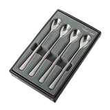 4 Robert Welch Malvern Bright Long Handled Tea Spoons in a Gift box