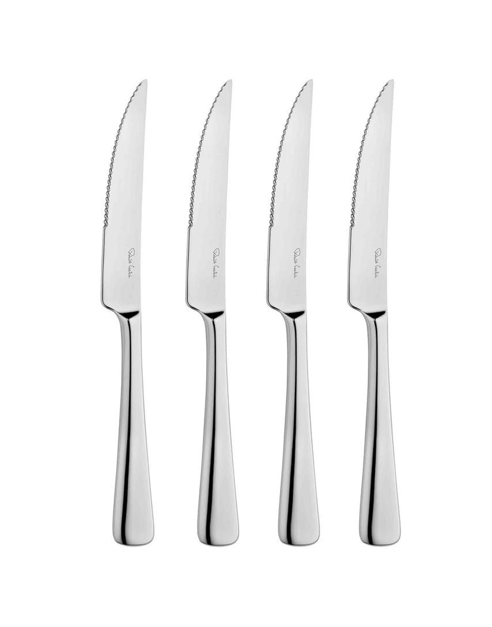 Robert Welch Malvern Bright Steak Knife x 4