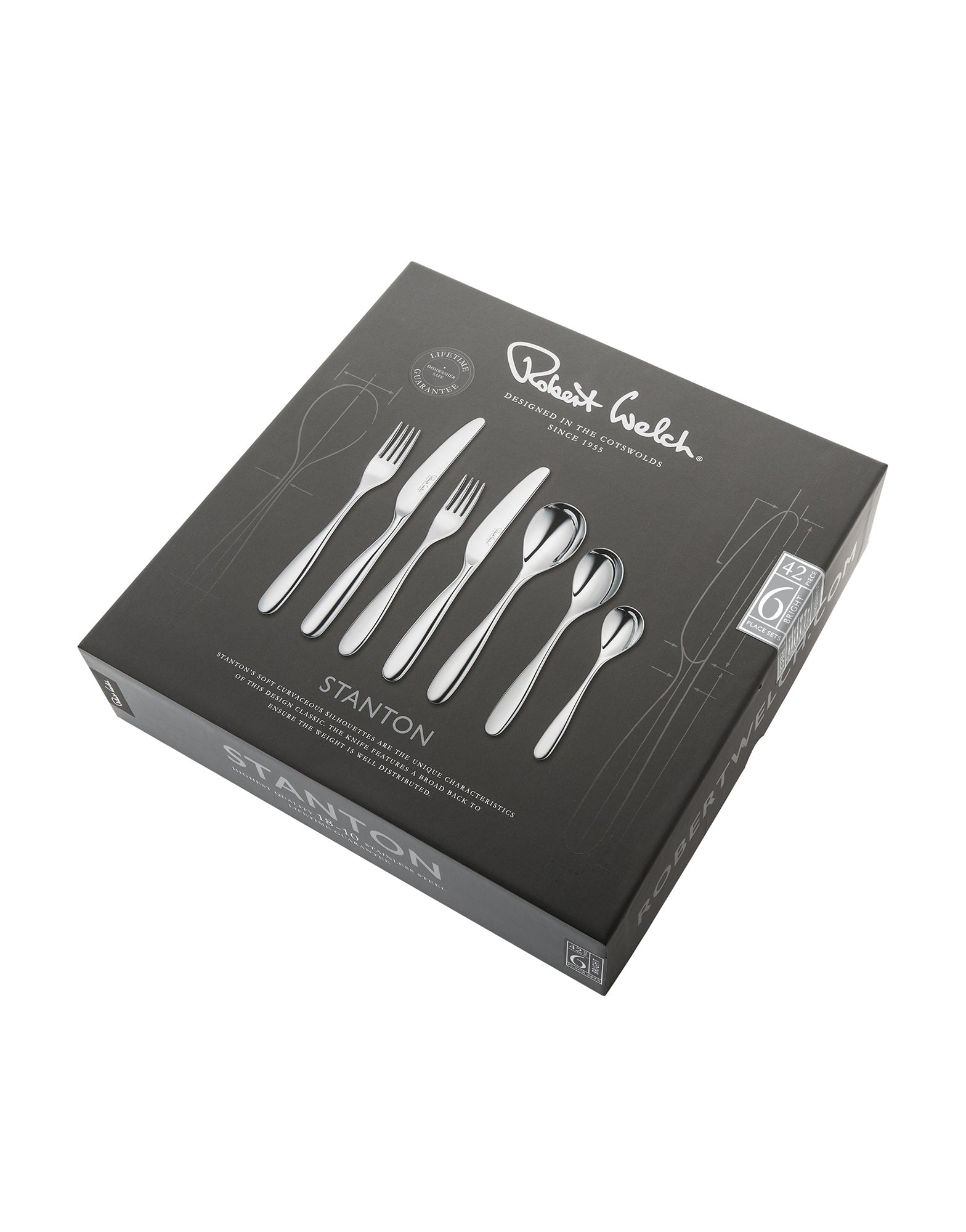 Robert Welch Stanton Bright 42 Piece Set (Plus 6 Free Steak Knives)