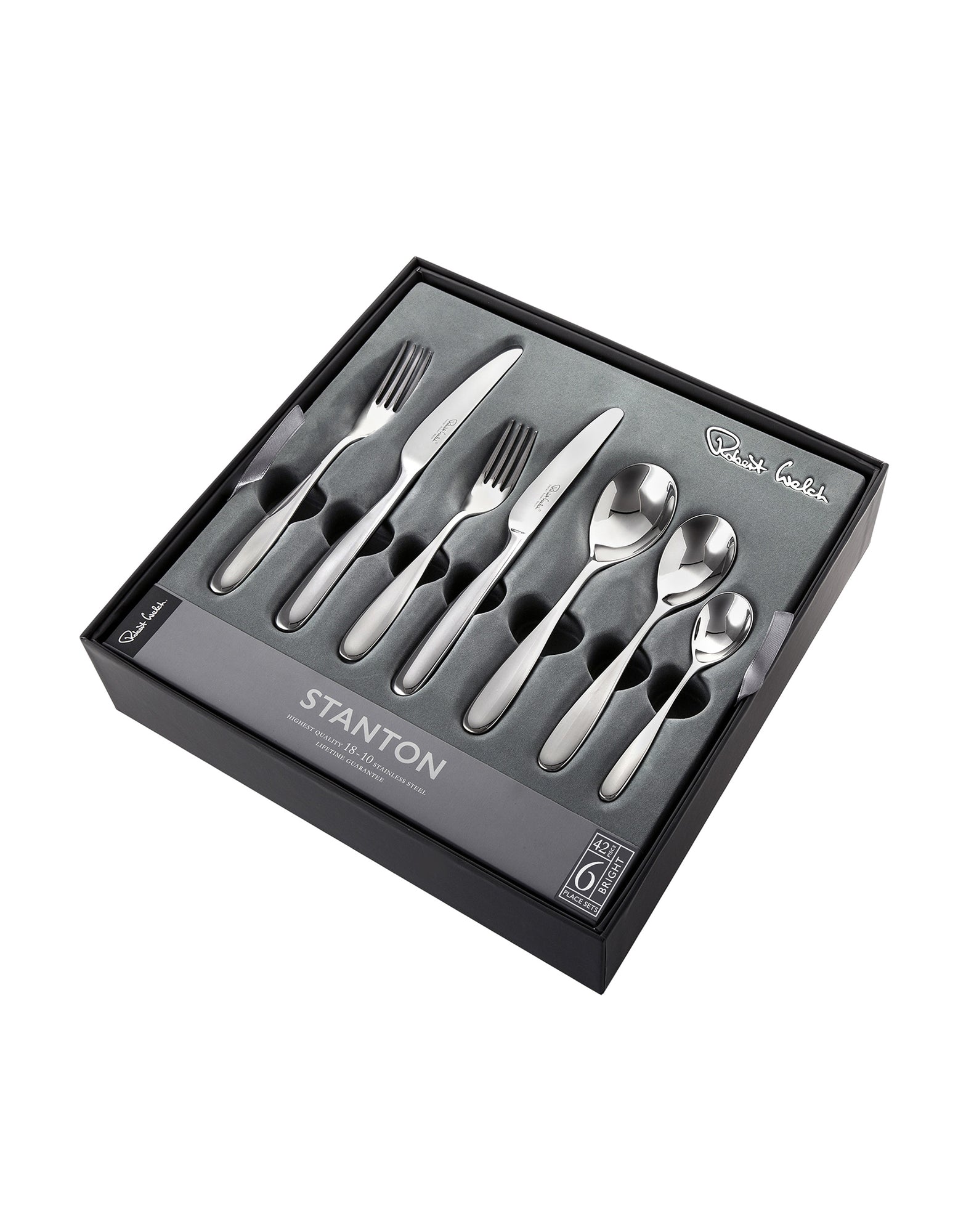 Robert Welch Stanton Bright 42 Piece Set (Plus 6 Free Steak Knives)
